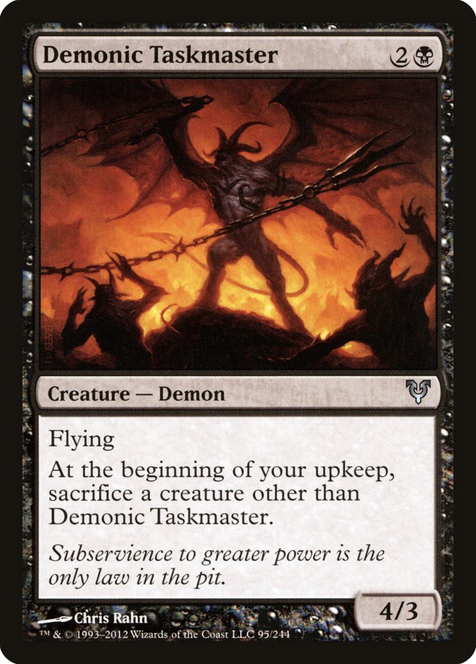Demonic Taskmaster [Avacyn Restored] | L.A. Mood Comics and Games