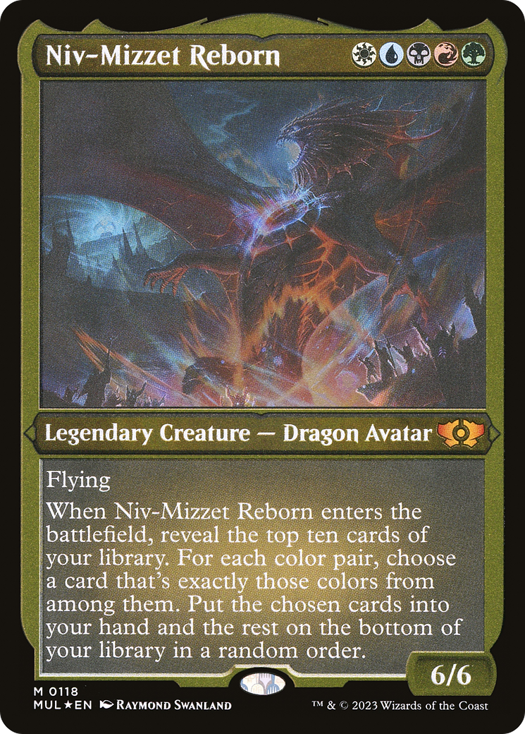 Niv-Mizzet Reborn (Foil Etched) [Multiverse Legends] | L.A. Mood Comics and Games