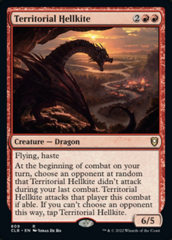Territorial Hellkite [Commander Legends: Battle for Baldur's Gate] | L.A. Mood Comics and Games