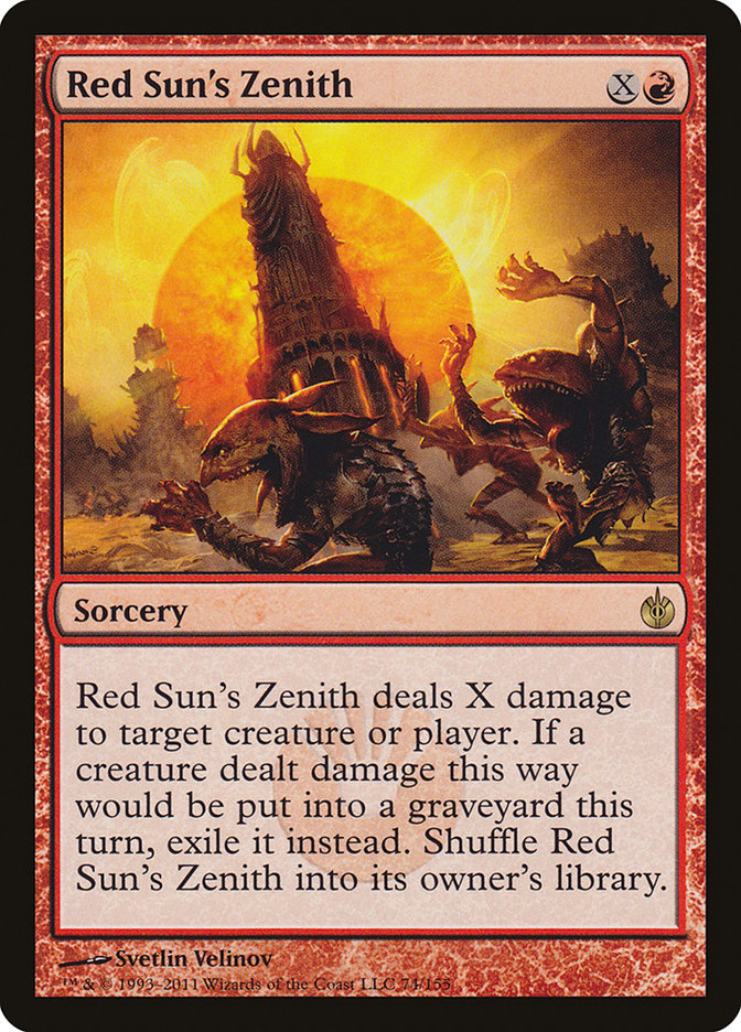 Red Sun's Zenith [Mirrodin Besieged] | L.A. Mood Comics and Games