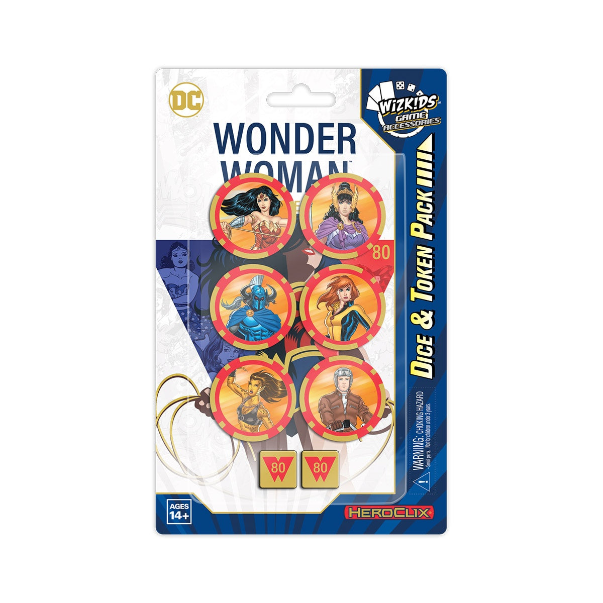 DC HC: WONDER WOMAN 80TH Dice & Token Pack | L.A. Mood Comics and Games