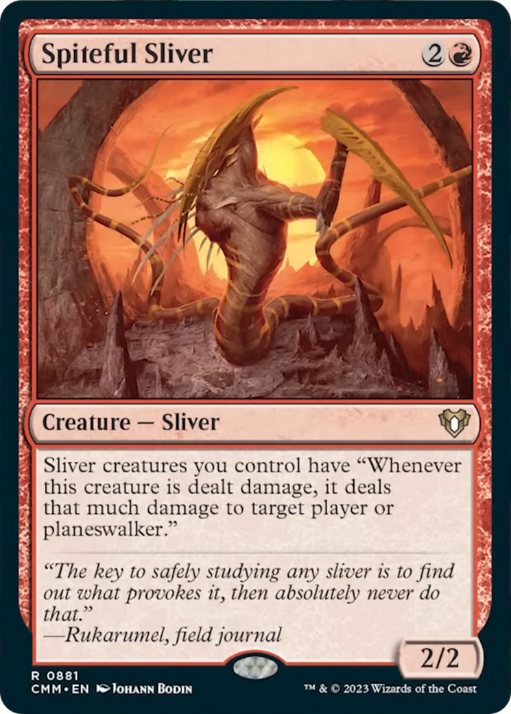 Spiteful Sliver [Commander Masters] | L.A. Mood Comics and Games
