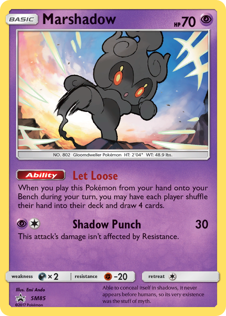 Marshadow (SM85) [Sun & Moon: Black Star Promos] | L.A. Mood Comics and Games