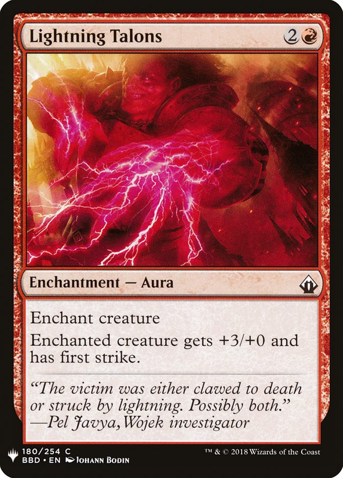 Lightning Talons [Mystery Booster] | L.A. Mood Comics and Games