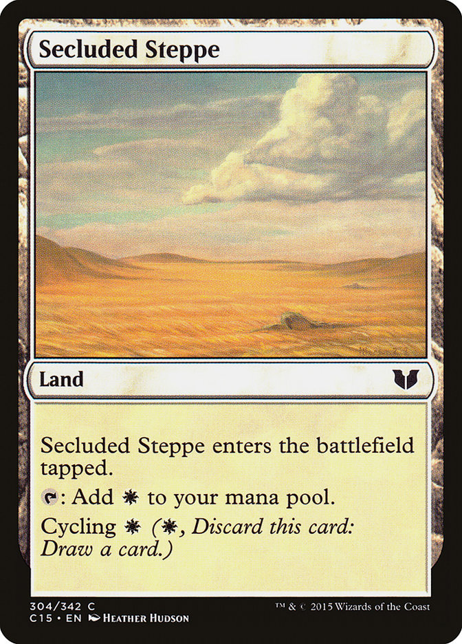 Secluded Steppe [Commander 2015] | L.A. Mood Comics and Games