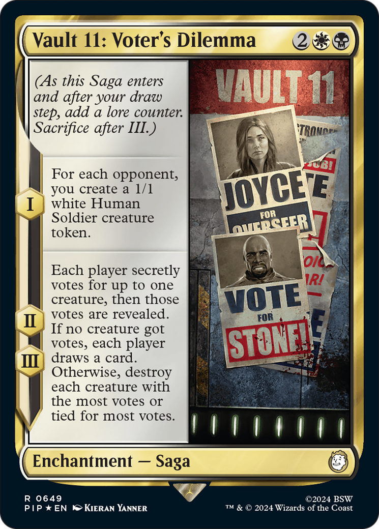 Vault 11: Voter's Dilemna (Surge Foil) [Fallout] | L.A. Mood Comics and Games