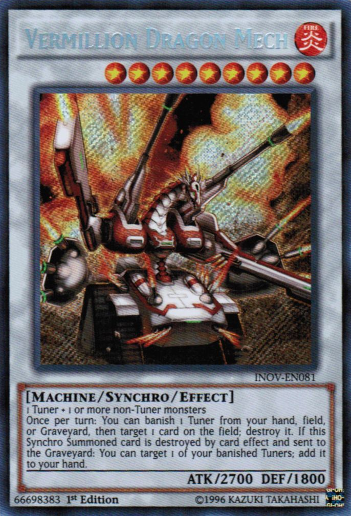 Vermillion Dragon Mech [INOV-EN081] Secret Rare | L.A. Mood Comics and Games