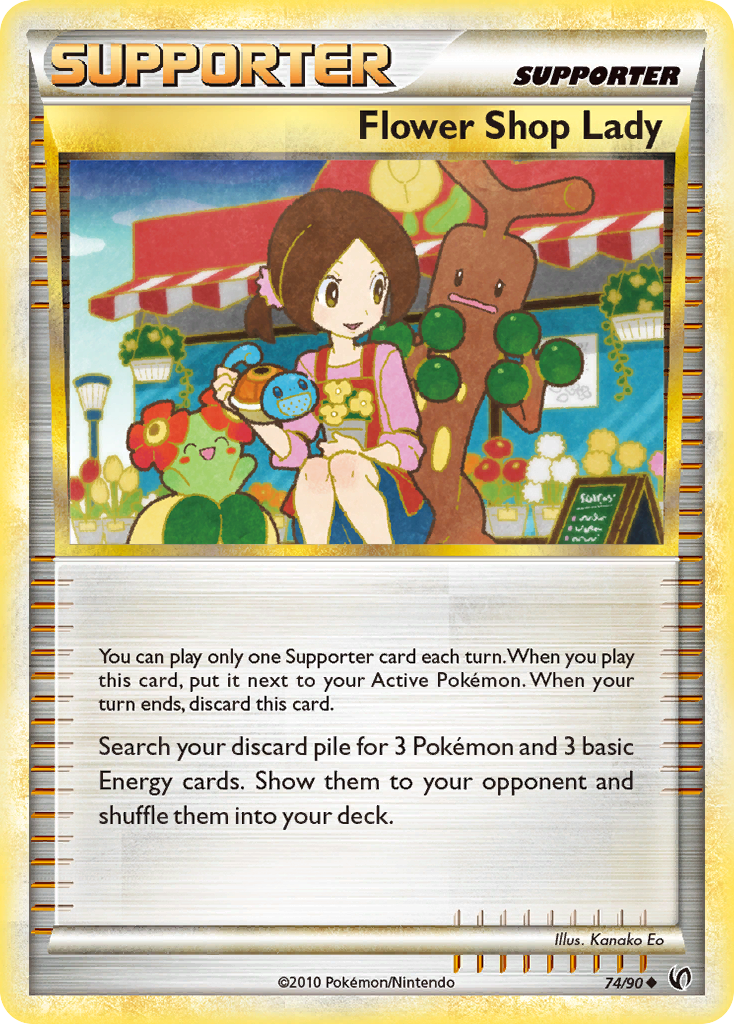 Flower Shop Lady (74/90) [HeartGold & SoulSilver: Undaunted] | L.A. Mood Comics and Games