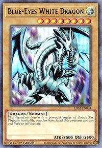Blue-Eyes White Dragon (Green) [LDS2-EN001] Ultra Rare | L.A. Mood Comics and Games