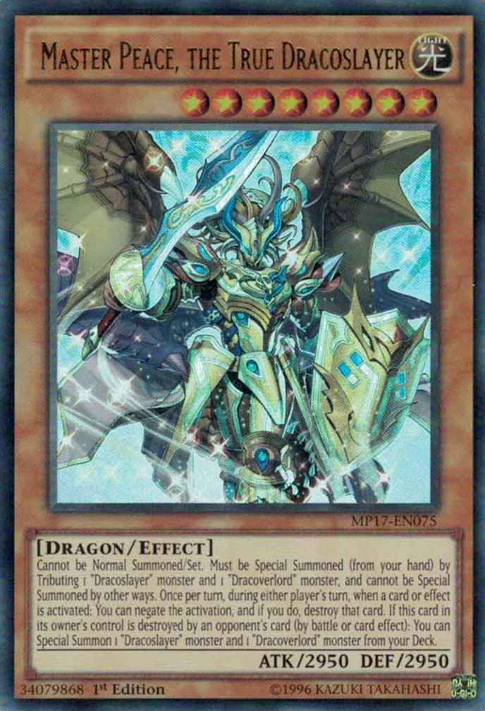 Master Peace, the True Dracoslayer [MP17-EN075] Ultra Rare | L.A. Mood Comics and Games