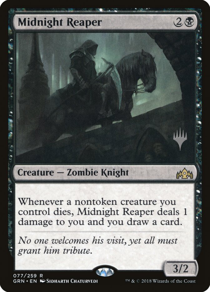 Midnight Reaper (Promo Pack) [Guilds of Ravnica Promos] | L.A. Mood Comics and Games