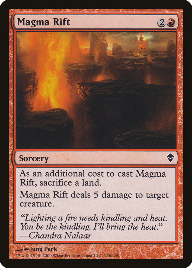 Magma Rift [Zendikar] | L.A. Mood Comics and Games