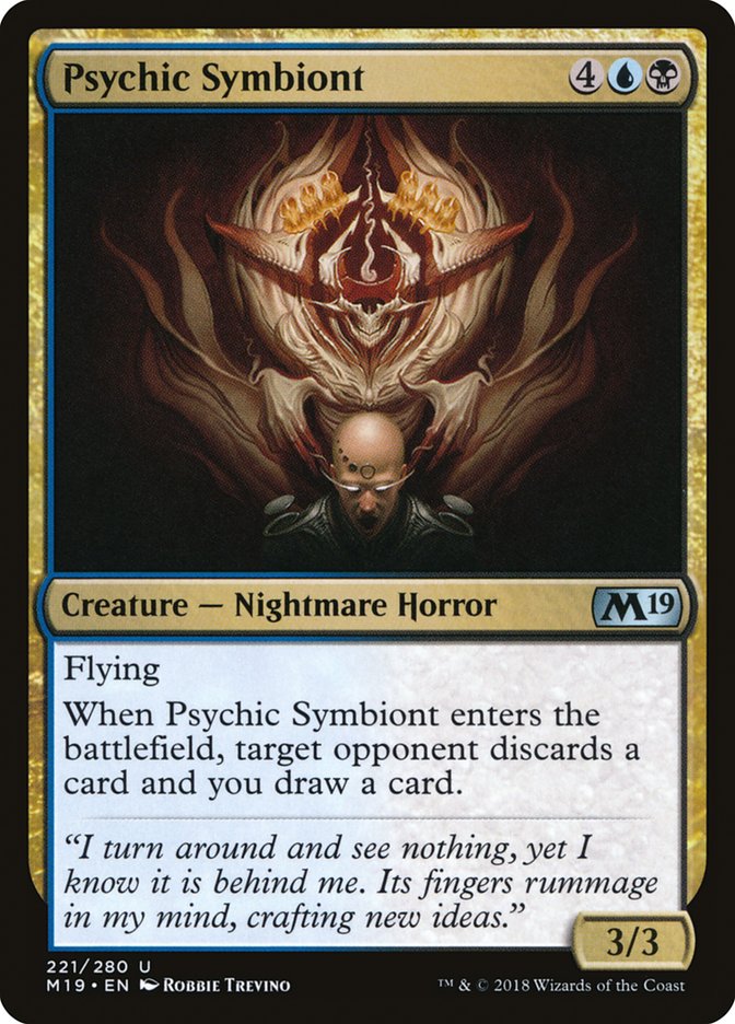 Psychic Symbiont [Core Set 2019] | L.A. Mood Comics and Games