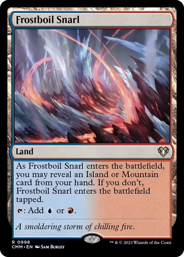 Frostboil Snarl [Commander Masters] | L.A. Mood Comics and Games