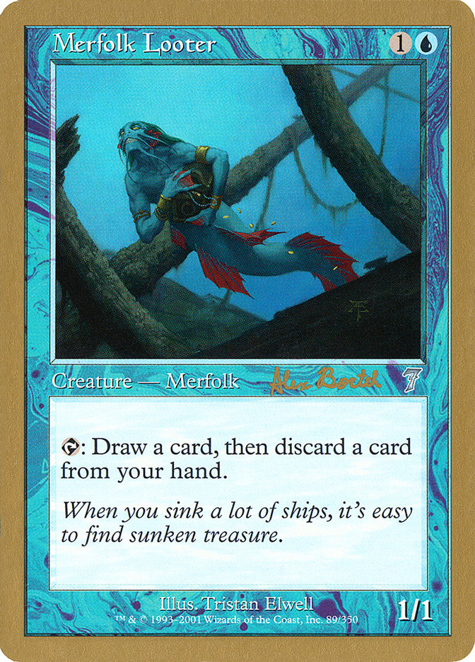 Merfolk Looter (Alex Borteh) [World Championship Decks 2001] | L.A. Mood Comics and Games