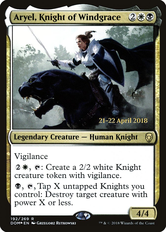 Aryel, Knight of Windgrace [Dominaria Prerelease Promos] | L.A. Mood Comics and Games