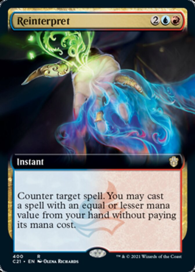 Reinterpret (Extended Art) [Commander 2021] | L.A. Mood Comics and Games