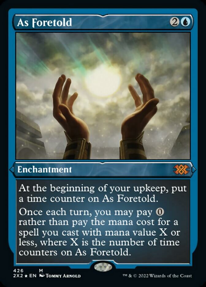 As Foretold (Foil Etched) [Double Masters 2022] | L.A. Mood Comics and Games