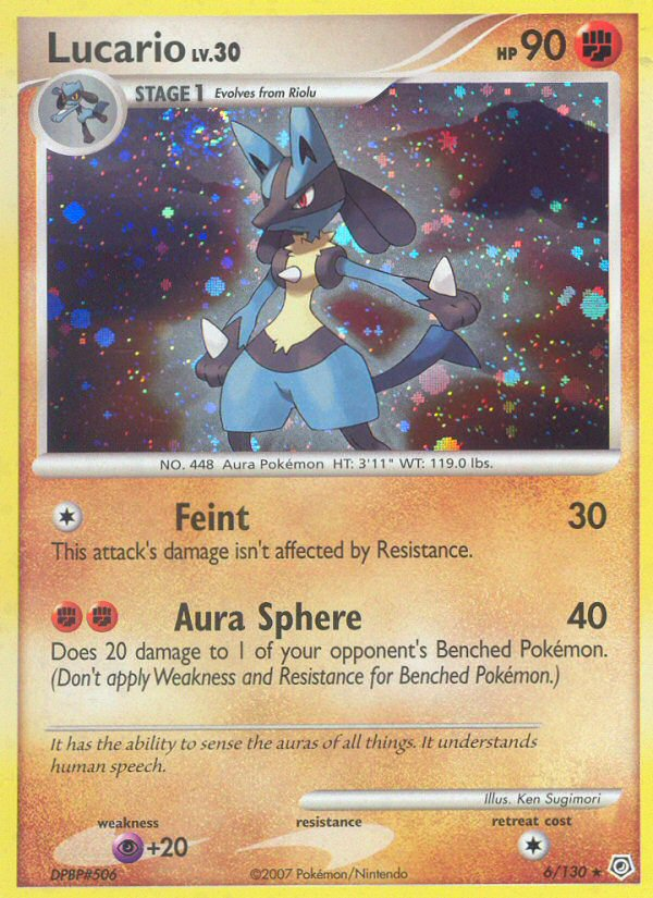 Lucario (6/130) [Diamond & Pearl: Base Set] | L.A. Mood Comics and Games