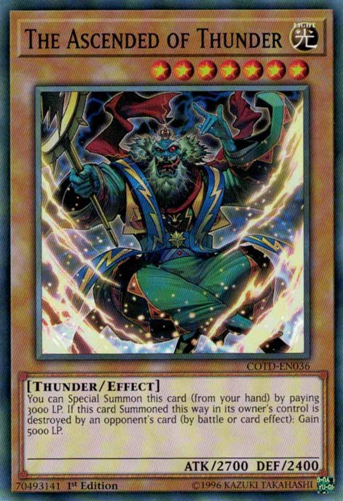 The Ascended of Thunder [COTD-EN036] Short Print | L.A. Mood Comics and Games
