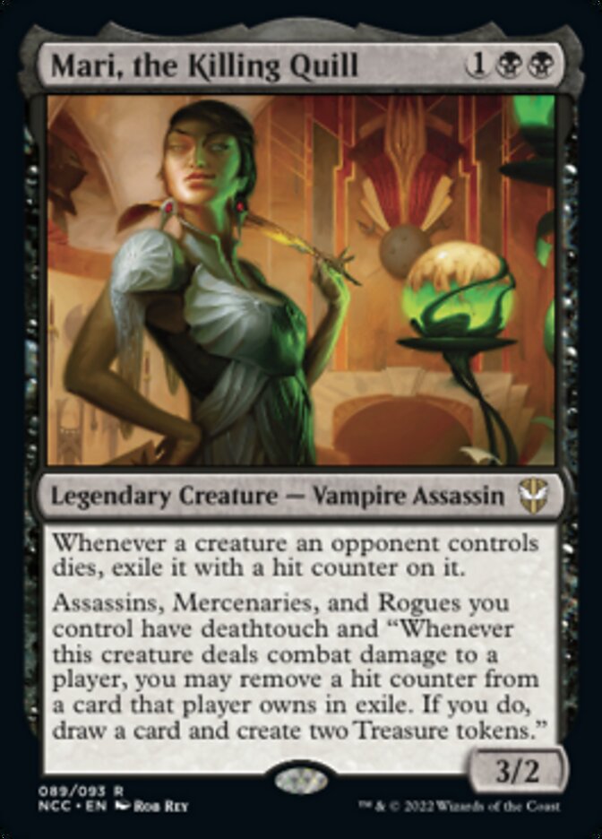 Mari, the Killing Quill [Streets of New Capenna Commander] | L.A. Mood Comics and Games