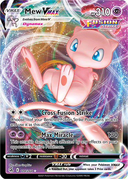 Mew VMAX (114/264) [Sword & Shield: Fusion Strike] | L.A. Mood Comics and Games