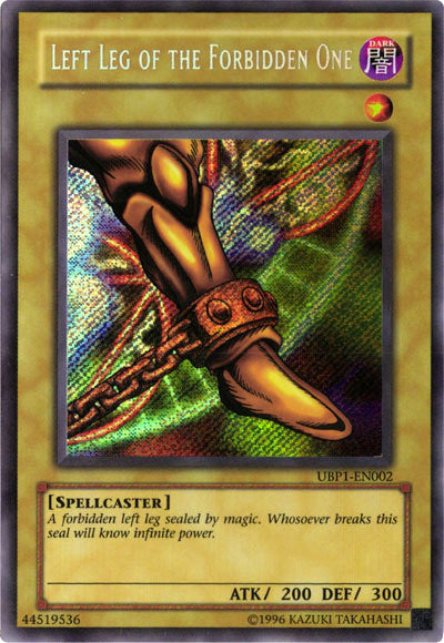 Left Leg of the Forbidden One [UBP1-EN002] Secret Rare | L.A. Mood Comics and Games