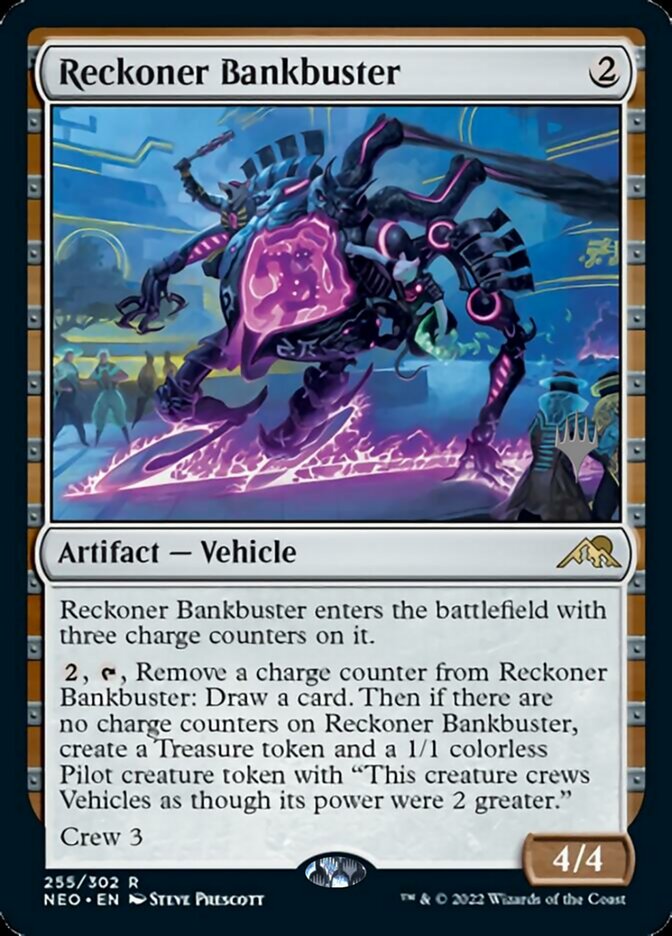 Reckoner Bankbuster (Promo Pack) [Kamigawa: Neon Dynasty Promos] | L.A. Mood Comics and Games