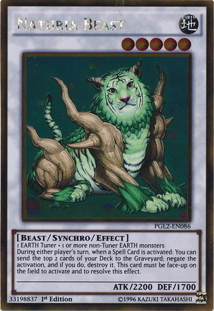 Naturia Beast [PGL2-EN086] Gold Rare | L.A. Mood Comics and Games