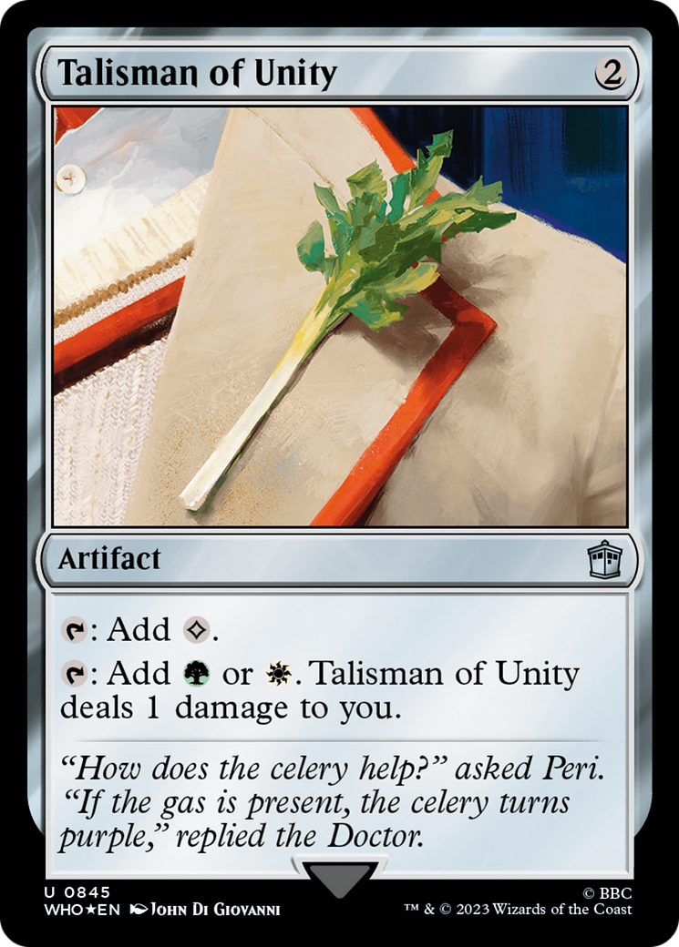 Talisman of Unity (Surge Foil) [Doctor Who] | L.A. Mood Comics and Games