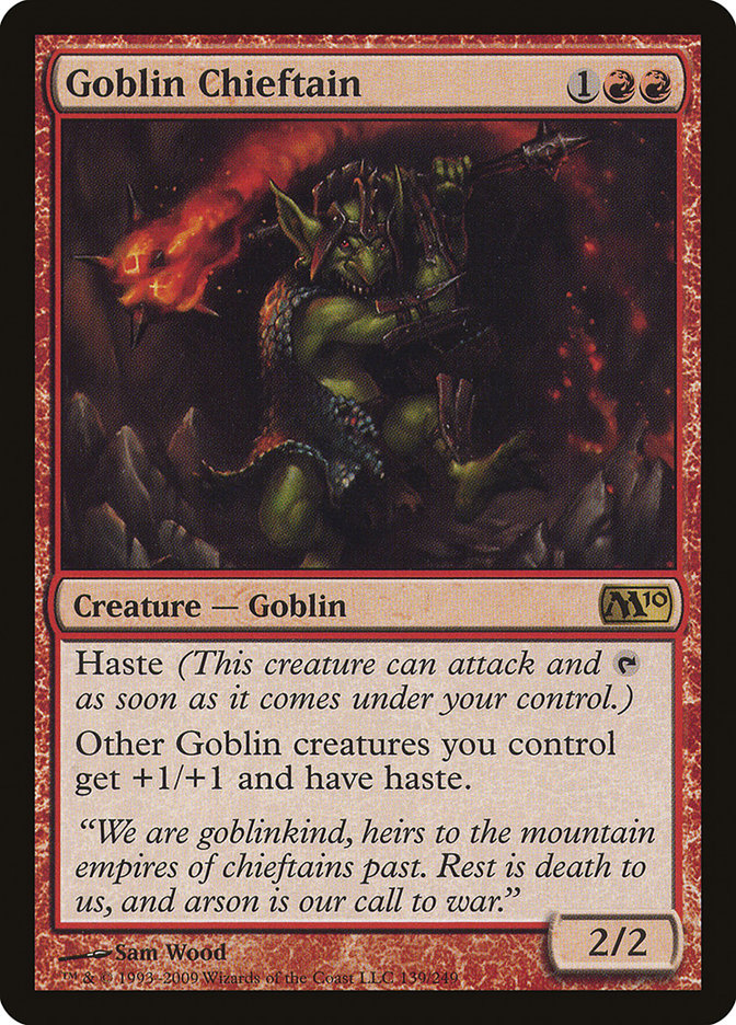 Goblin Chieftain [Magic 2010] | L.A. Mood Comics and Games
