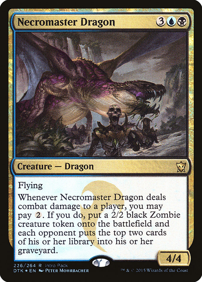 Necromaster Dragon (Intro Pack) [Dragons of Tarkir Promos] | L.A. Mood Comics and Games