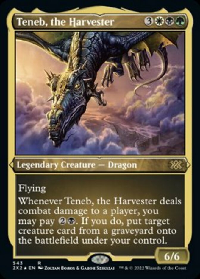 Teneb, the Harvester (Foil Etched) [Double Masters 2022] | L.A. Mood Comics and Games