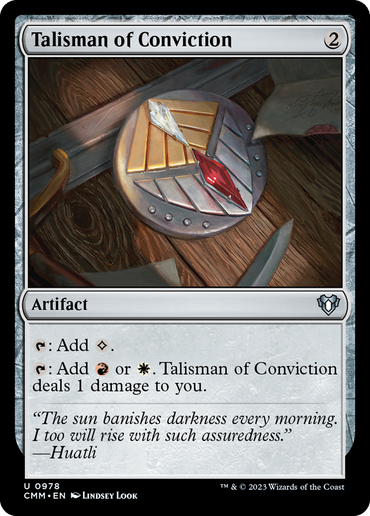 Talisman of Conviction [Commander Masters] | L.A. Mood Comics and Games