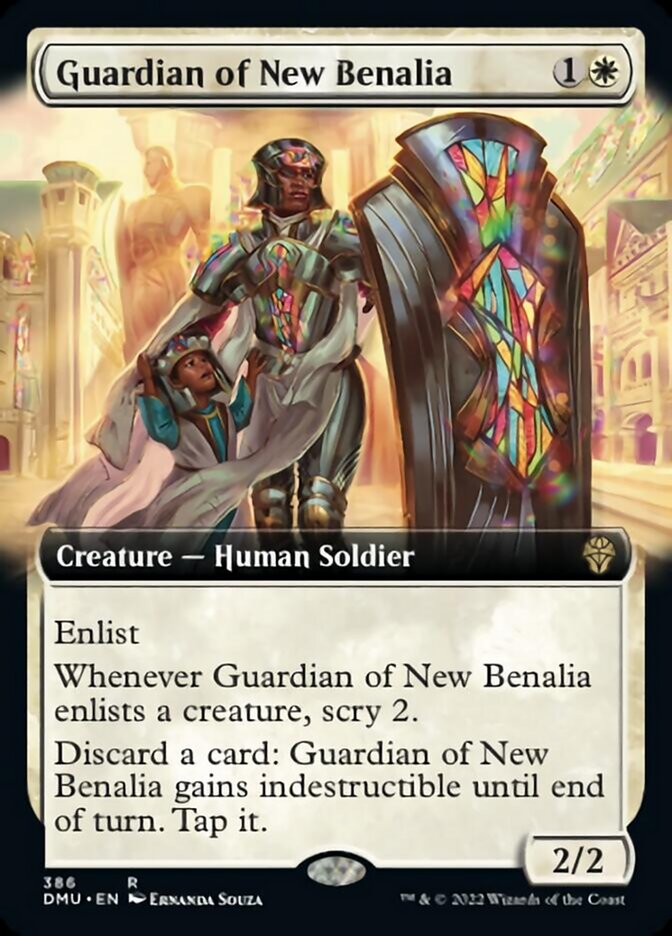 Guardian of New Benalia (Extended Art) [Dominaria United] | L.A. Mood Comics and Games
