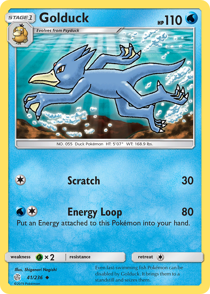 Golduck (41/236) [Sun & Moon: Cosmic Eclipse] | L.A. Mood Comics and Games