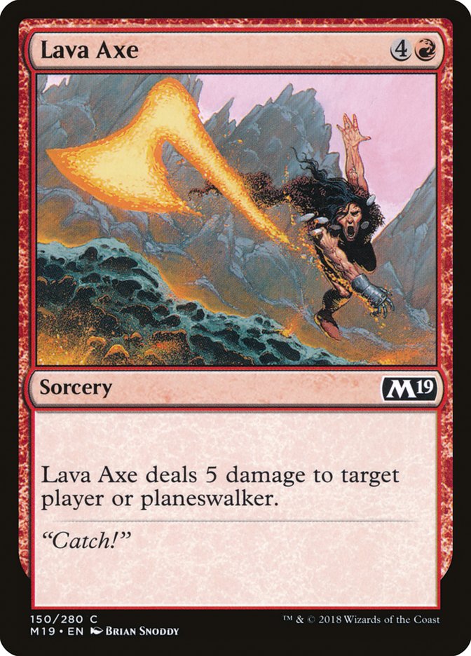 Lava Axe [Core Set 2019] | L.A. Mood Comics and Games