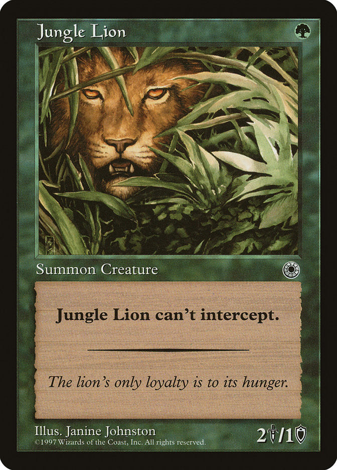 Jungle Lion [Portal] | L.A. Mood Comics and Games