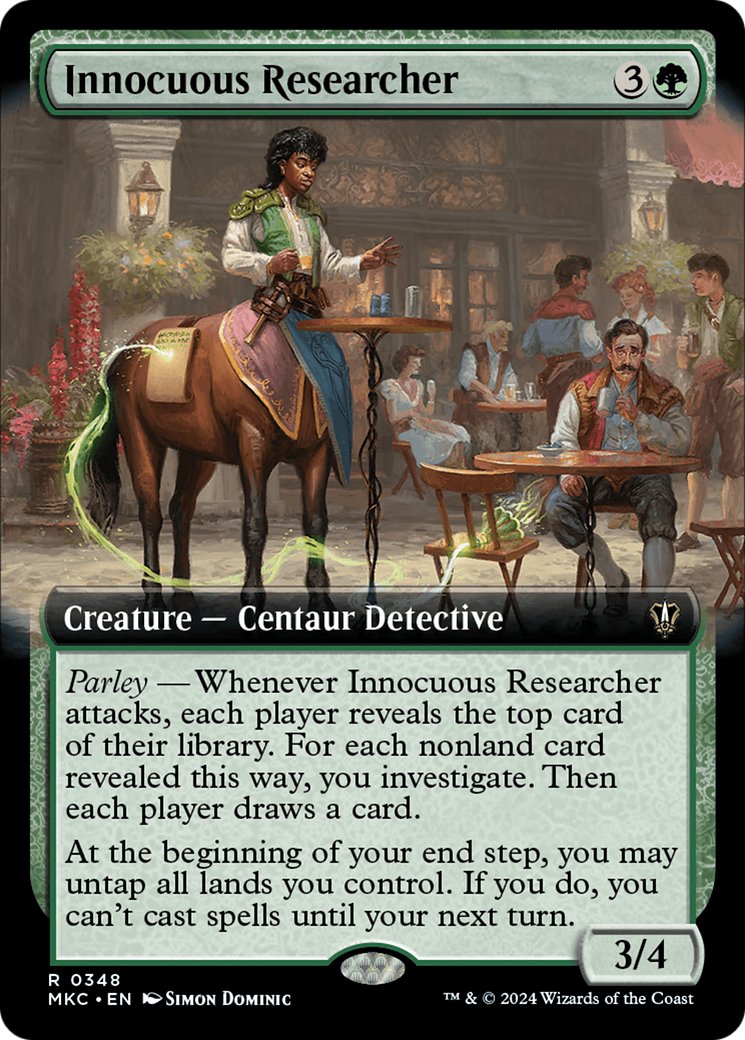 Innocuous Researcher (Extended Art) [Murders at Karlov Manor Commander] | L.A. Mood Comics and Games