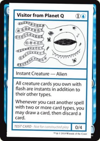 Visitor from Planet Q (2021 Edition) [Mystery Booster Playtest Cards] | L.A. Mood Comics and Games