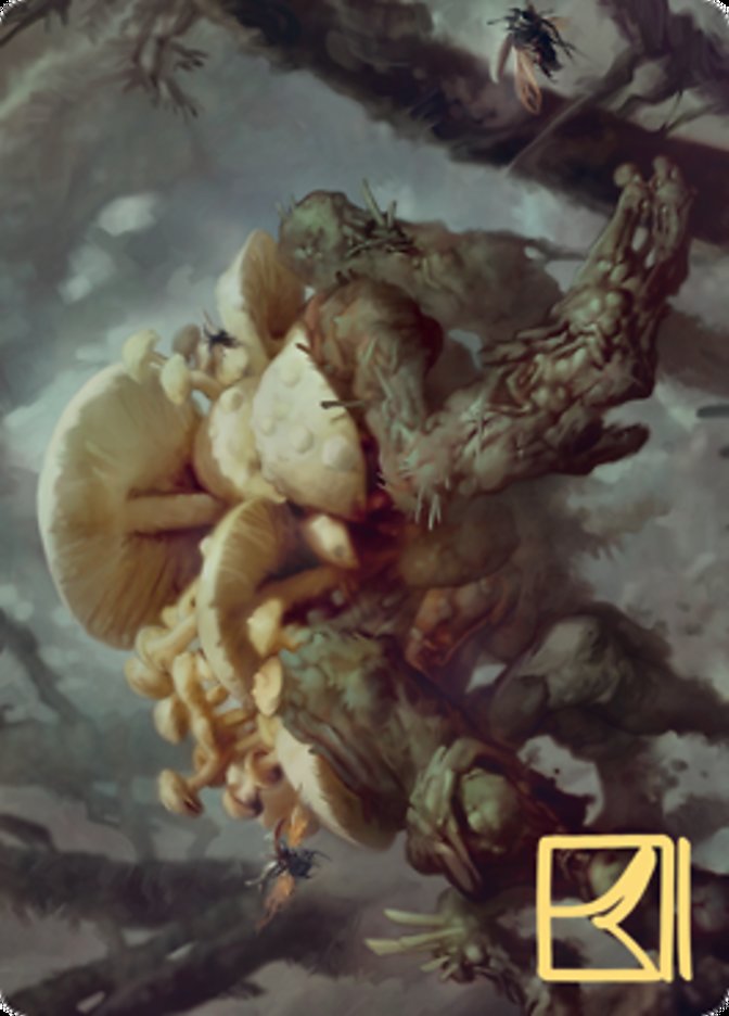 Swarm Shambler Art Card (Gold-Stamped Signature) [Zendikar Rising Art Series] | L.A. Mood Comics and Games