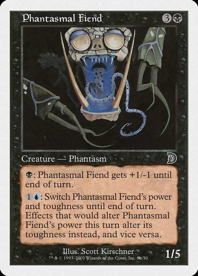 Phantasmal Fiend (Black Background) [Deckmasters] | L.A. Mood Comics and Games