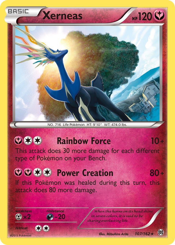 Xerneas (107/162) (Cosmos Holo) (Blister Exclusive) [XY: BREAKthrough] | L.A. Mood Comics and Games