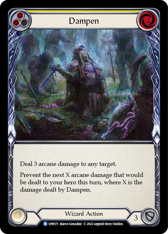 Dampen (Yellow) [UPR171] (Uprising)  Rainbow Foil | L.A. Mood Comics and Games