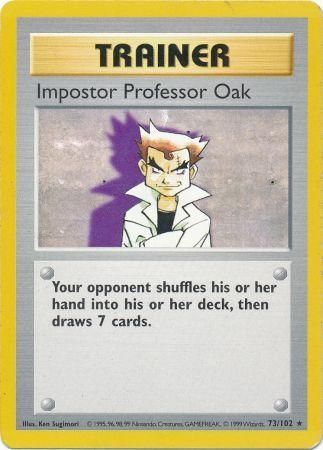 Impostor Professor Oak (73/102) [Base Set Shadowless Unlimited] | L.A. Mood Comics and Games