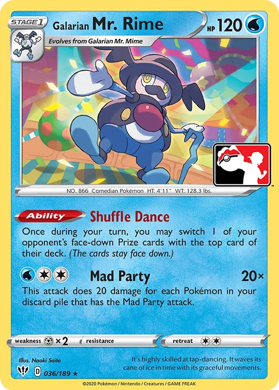 Galarian Mr. Rime (036/189) [Prize Pack Series One] | L.A. Mood Comics and Games