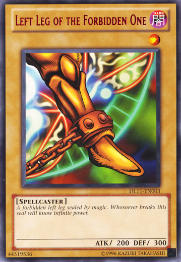 Left Leg of the Forbidden One (Red) [DL11-EN003] Rare | L.A. Mood Comics and Games