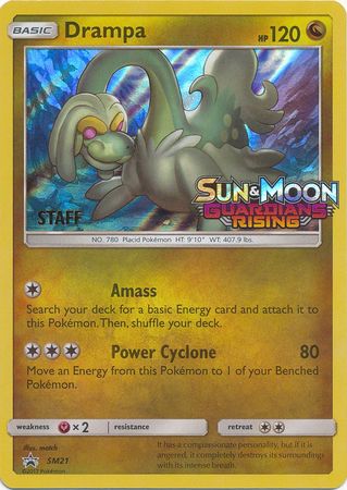 Drampa (SM21) (Staff Prerelease Promo) [Sun & Moon: Black Star Promos] | L.A. Mood Comics and Games