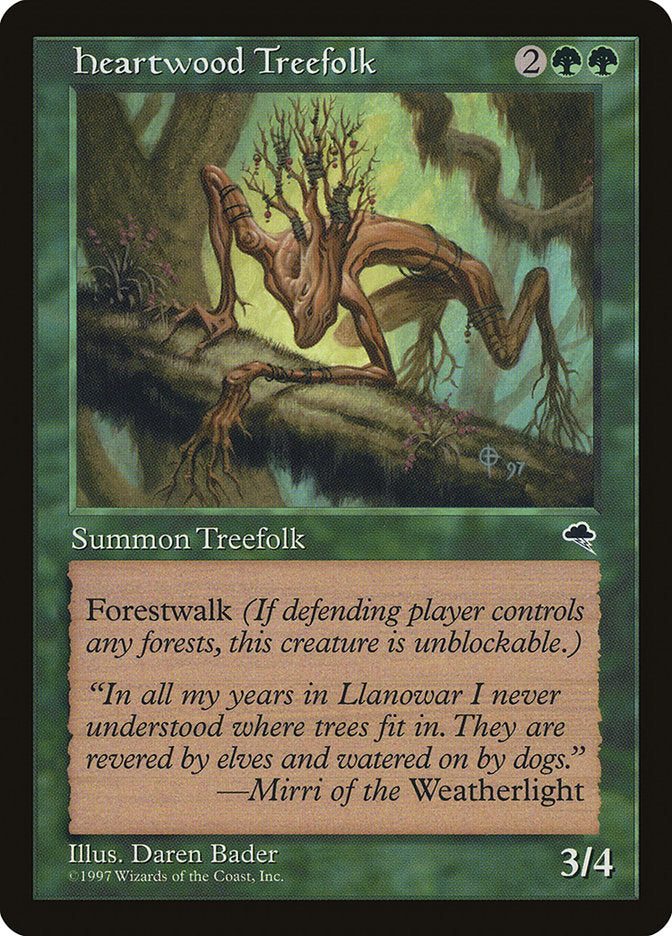 Heartwood Treefolk [Tempest] | L.A. Mood Comics and Games