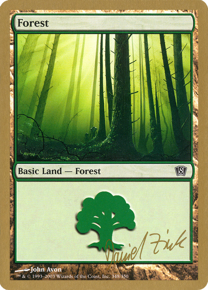 Forest (dz348) (Daniel Zink) [World Championship Decks 2003] | L.A. Mood Comics and Games